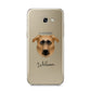 German Sheprador Personalised Samsung Galaxy A5 2017 Case on gold phone