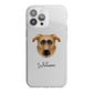 German Sheprador Personalised iPhone 13 Pro Max TPU Impact Case with White Edges