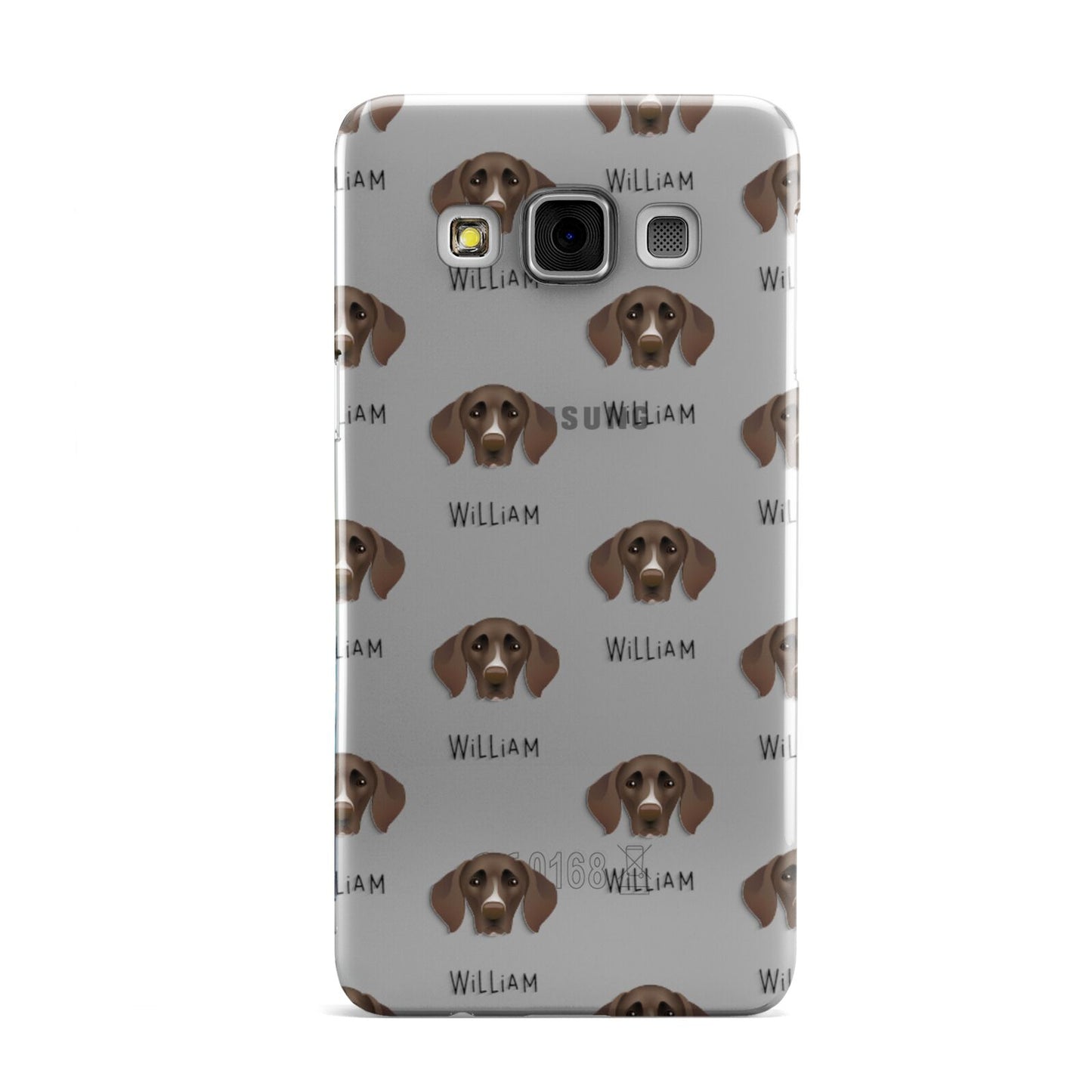 German Shorthaired Pointer Icon with Name Samsung Galaxy A3 Case