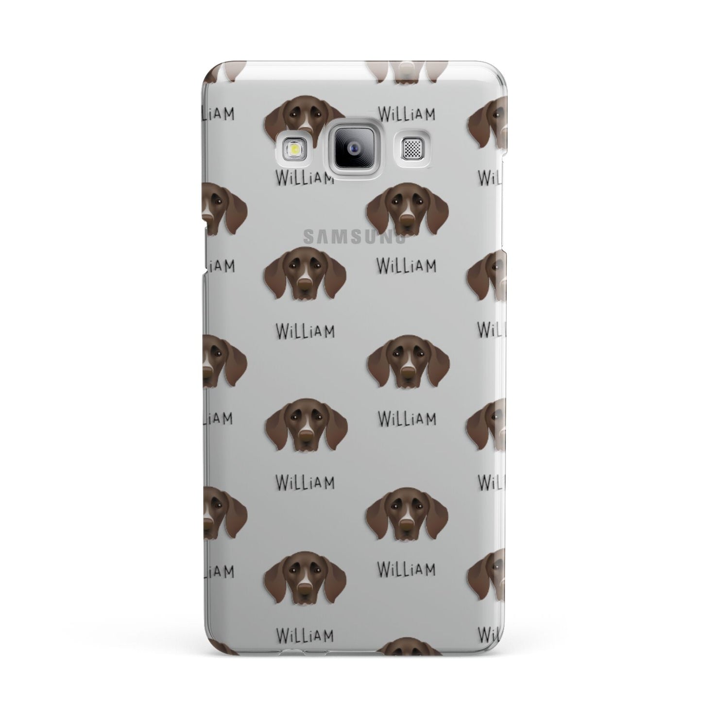 German Shorthaired Pointer Icon with Name Samsung Galaxy A7 2015 Case