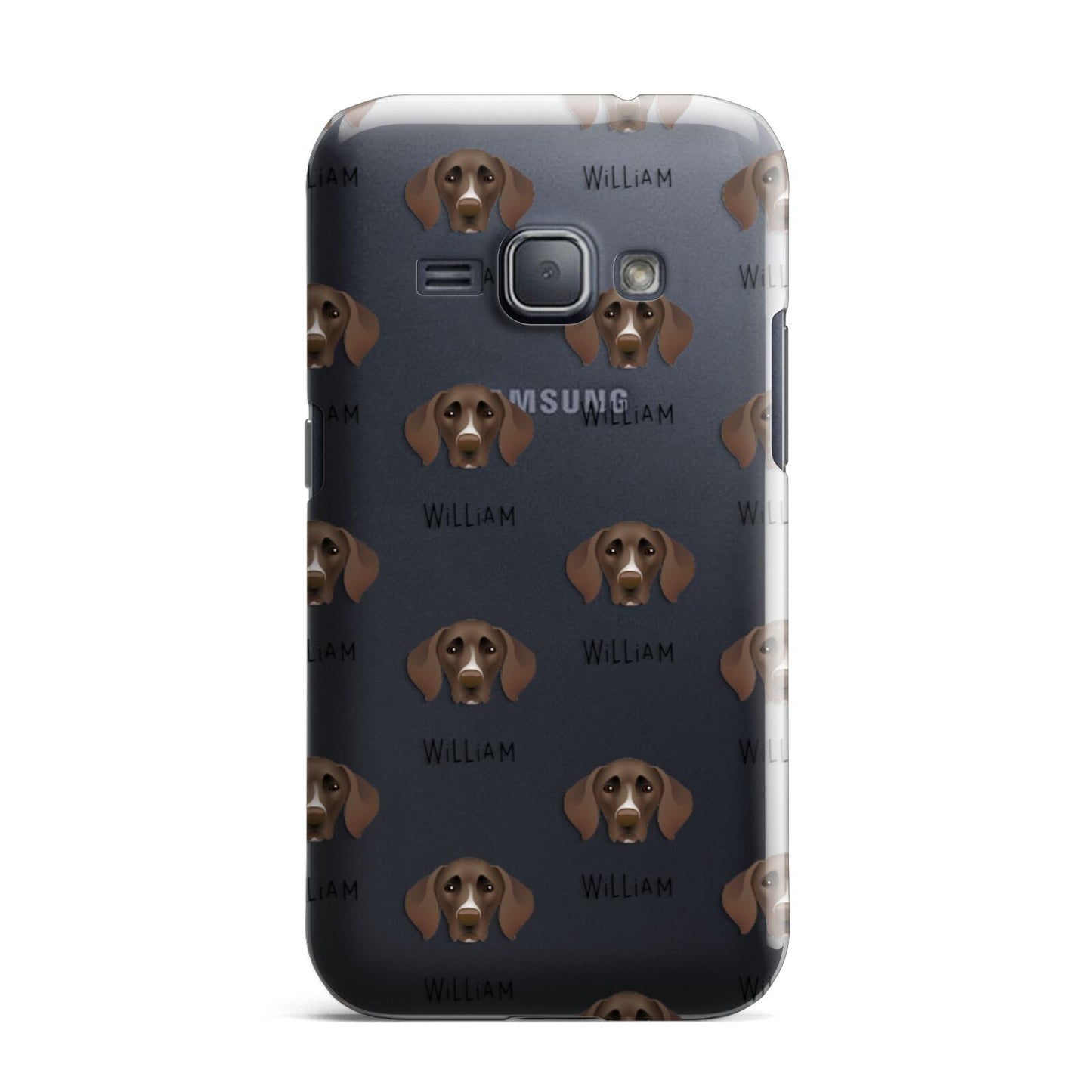 German Shorthaired Pointer Icon with Name Samsung Galaxy J1 2016 Case