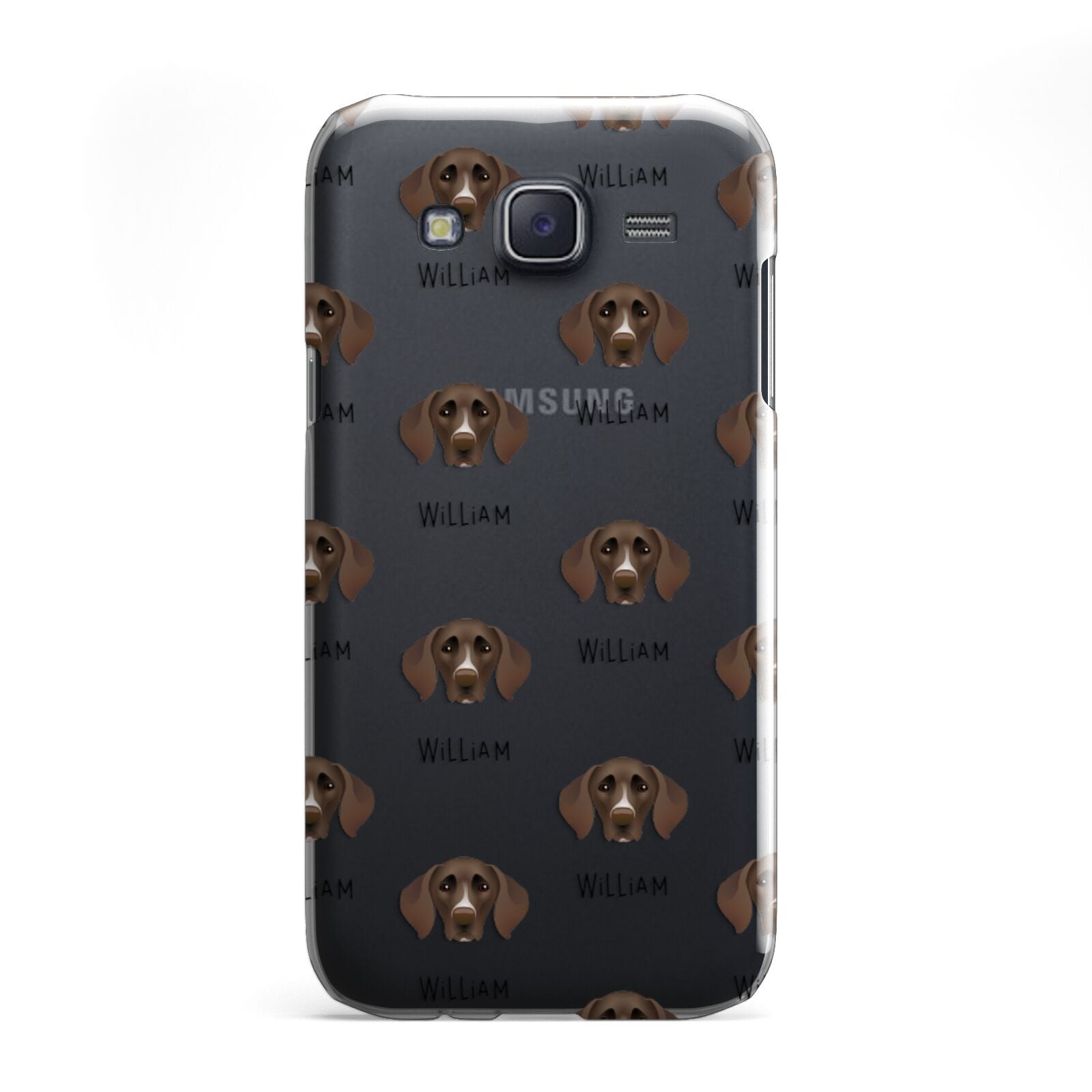 German Shorthaired Pointer Icon with Name Samsung Galaxy J5 Case