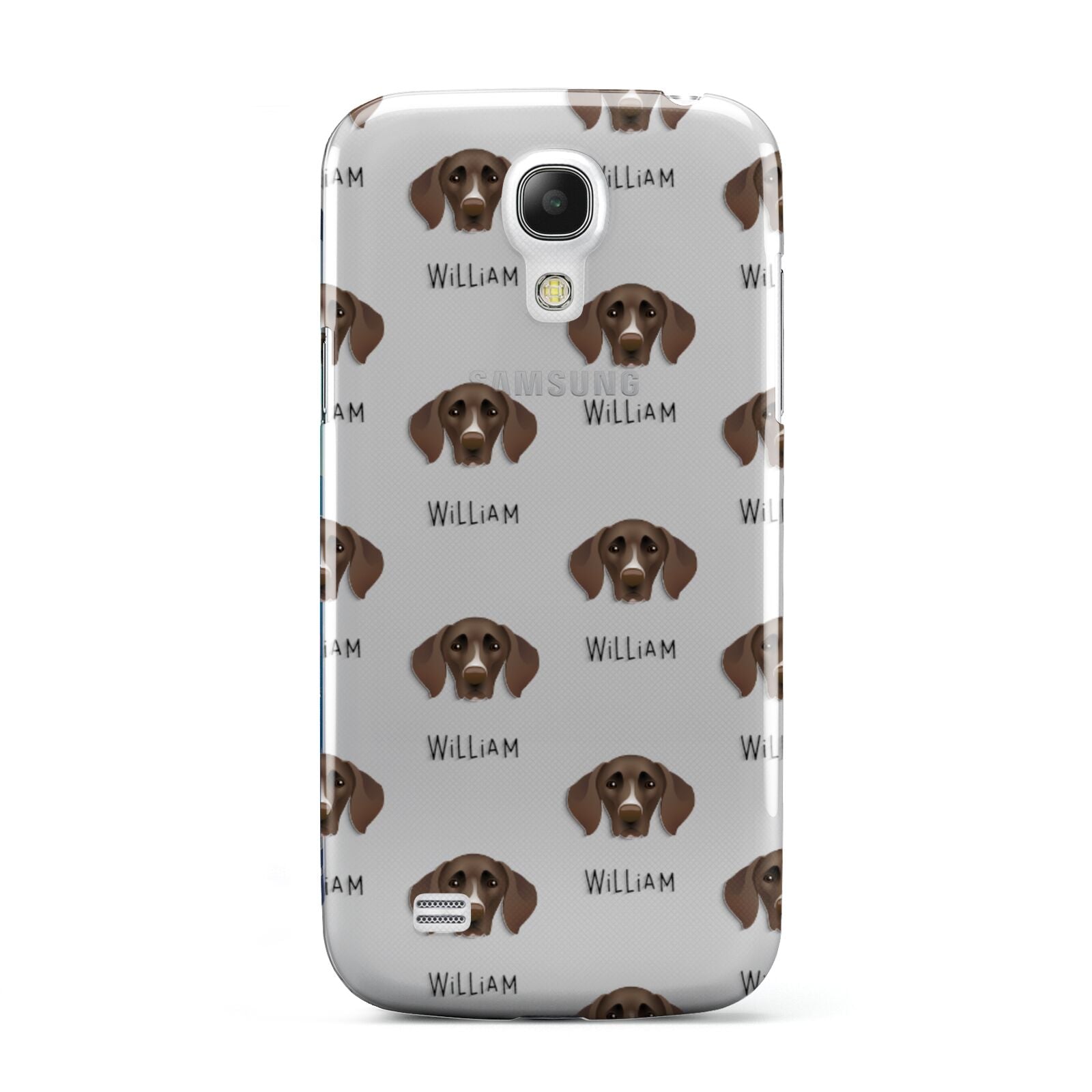 German Shorthaired Pointer Icon with Name Samsung Galaxy S4 Mini Case