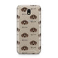 German Shorthaired Pointer Icon with Name Samsung J5 2017 Case