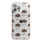 German Shorthaired Pointer Icon with Name iPhone 13 Pro Max TPU Impact Case with Pink Edges