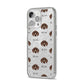 German Shorthaired Pointer Icon with Name iPhone 14 Pro Max Glitter Tough Case Silver Angled Image