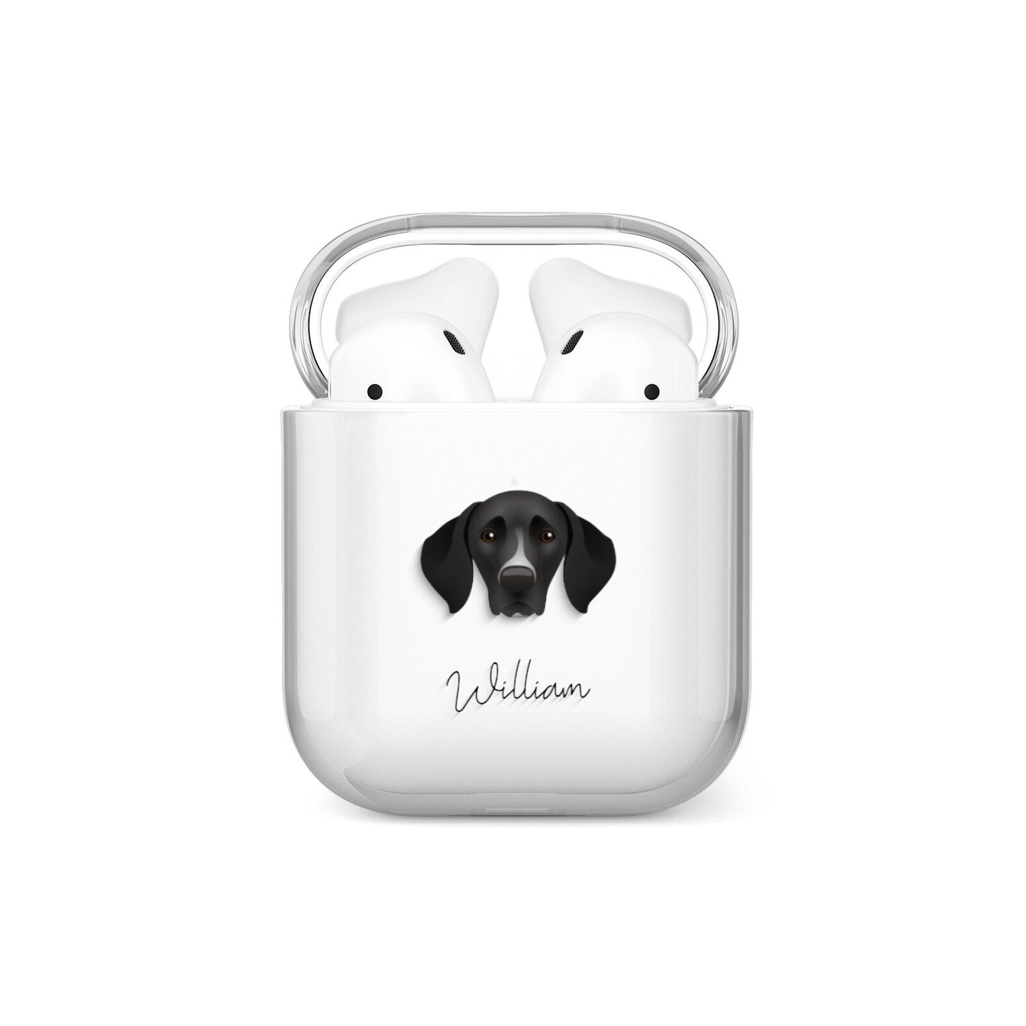 German Shorthaired Pointer Personalised AirPods Case