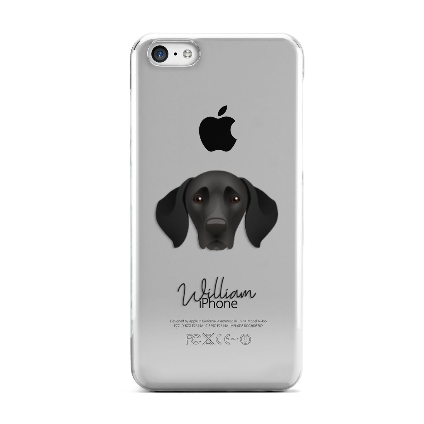 German Shorthaired Pointer Personalised Apple iPhone 5c Case