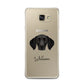 German Shorthaired Pointer Personalised Samsung Galaxy A7 2016 Case on gold phone