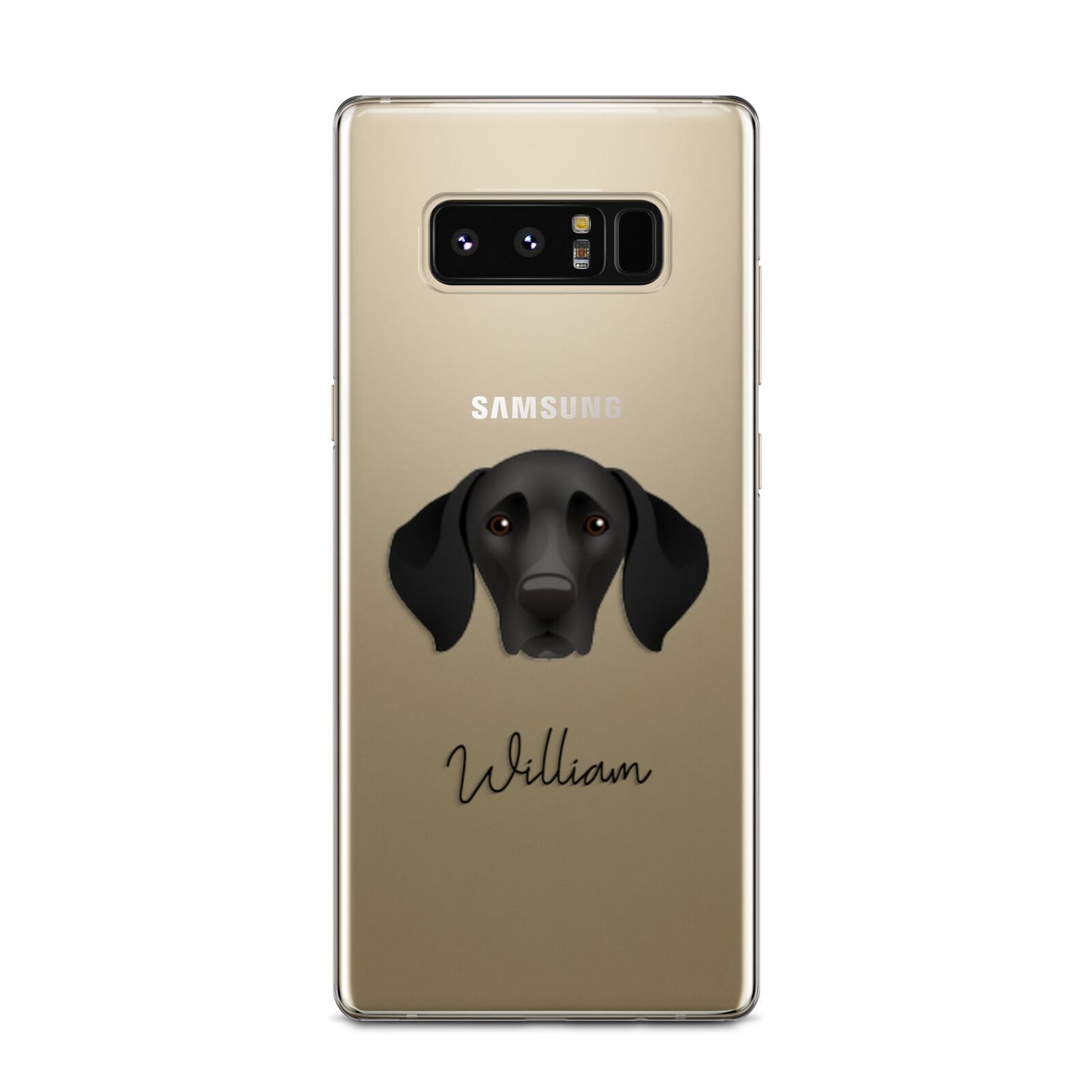 German Shorthaired Pointer Personalised Samsung Galaxy Note 8 Case