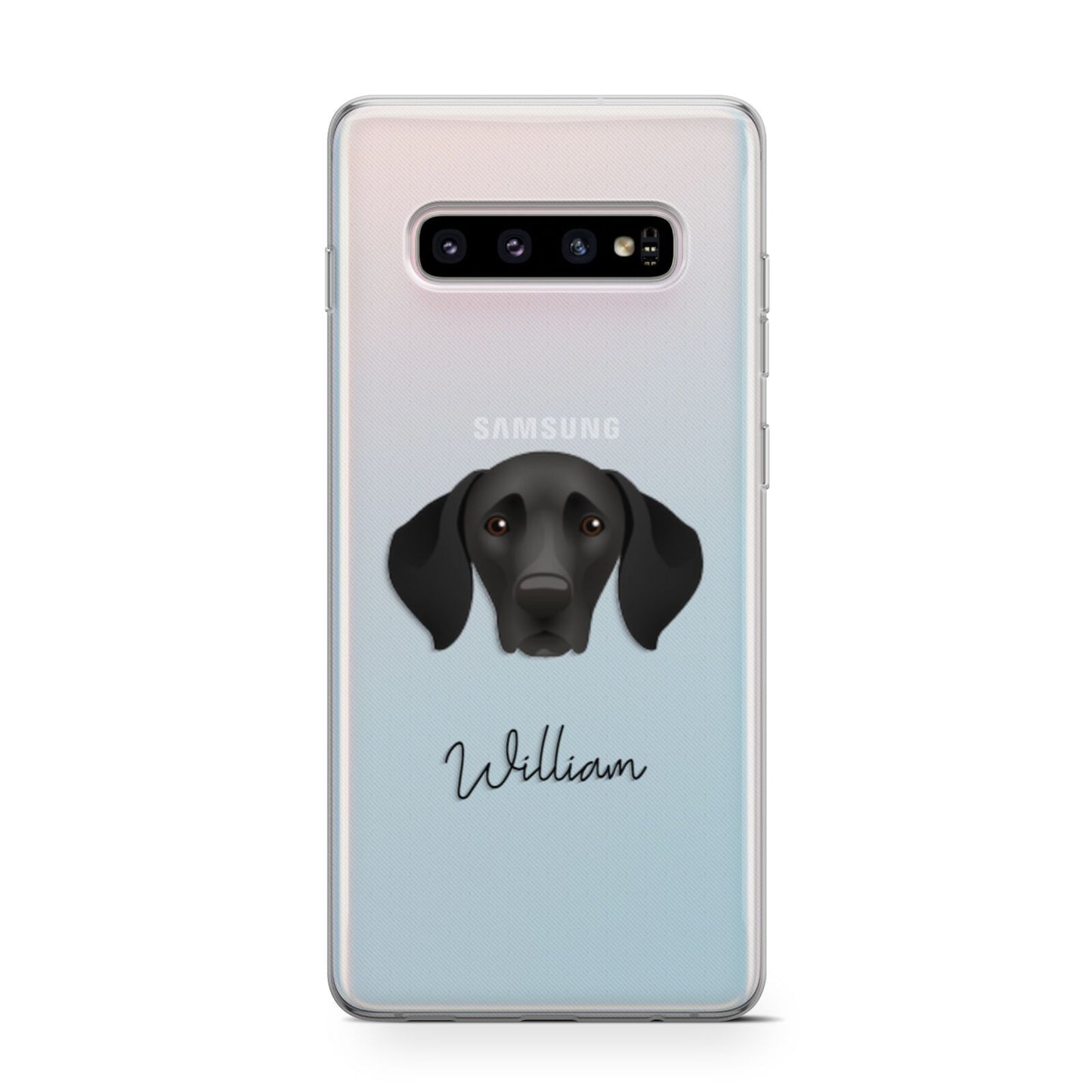 German Shorthaired Pointer Personalised Samsung Galaxy S10 Case