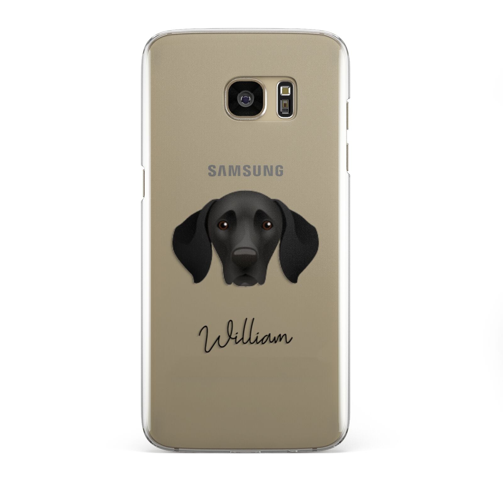 German Shorthaired Pointer Personalised Samsung Galaxy S7 Edge Case
