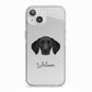 German Shorthaired Pointer Personalised iPhone 13 TPU Impact Case with White Edges