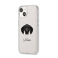 German Shorthaired Pointer Personalised iPhone 14 Clear Tough Case Starlight Angled Image
