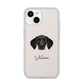 German Shorthaired Pointer Personalised iPhone 14 Clear Tough Case Starlight
