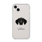 German Shorthaired Pointer Personalised iPhone 14 Plus Clear Tough Case Starlight