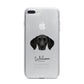 German Shorthaired Pointer Personalised iPhone 7 Plus Bumper Case on Silver iPhone