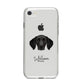 German Shorthaired Pointer Personalised iPhone 8 Bumper Case on Silver iPhone