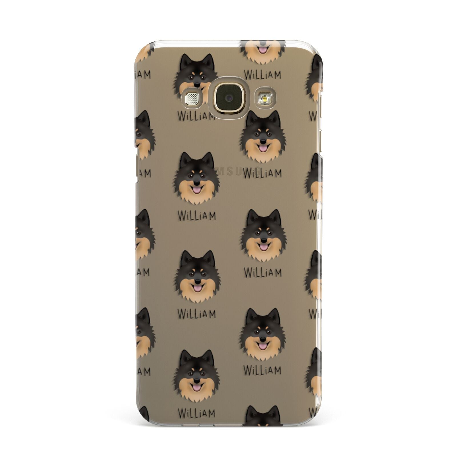 German Spitz Icon with Name Samsung Galaxy A8 Case