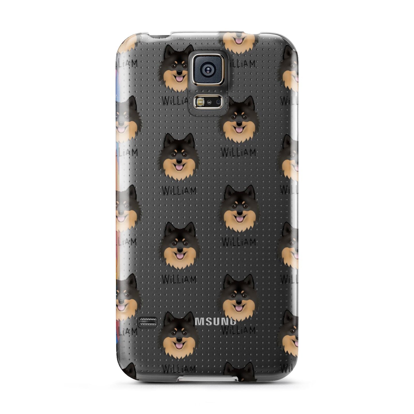 German Spitz Icon with Name Samsung Galaxy S5 Case