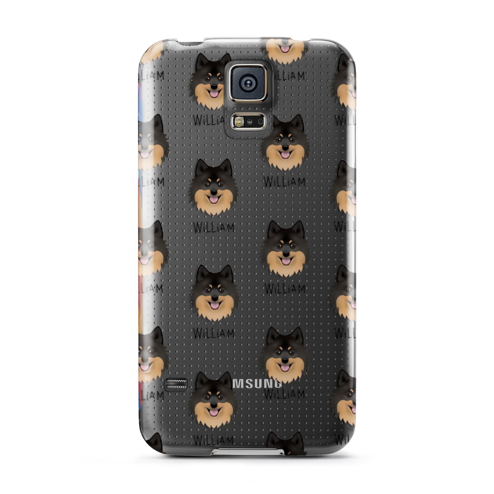 German Spitz Icon with Name Samsung Galaxy S5 Case