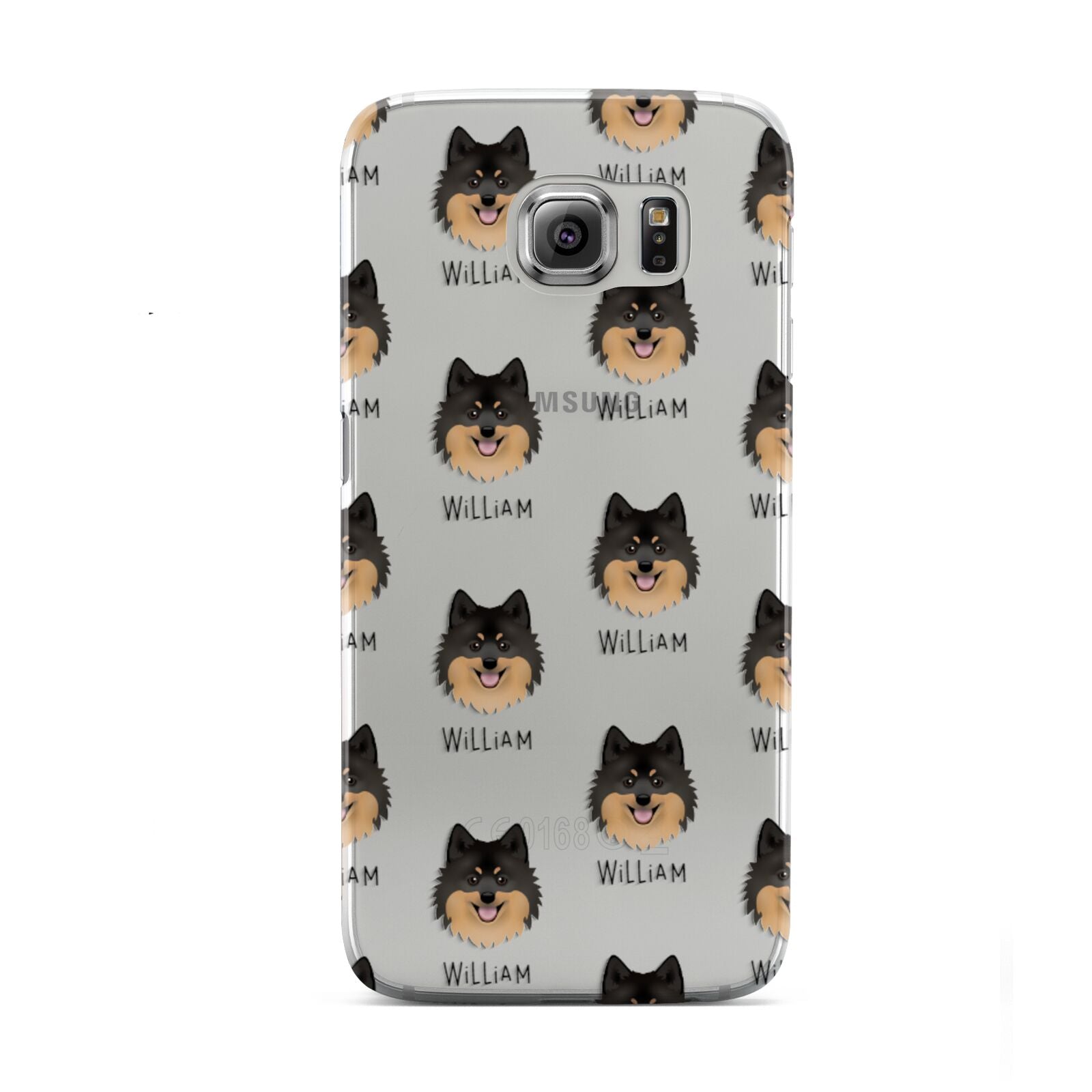 German Spitz Icon with Name Samsung Galaxy S6 Case