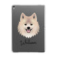 German Spitz Personalised Apple iPad Grey Case