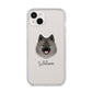 German Spitz Personalised iPhone 14 Plus Clear Tough Case Starlight