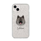 German Spitz Personalised iPhone 14 Plus Glitter Tough Case Starlight