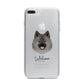German Spitz Personalised iPhone 7 Plus Bumper Case on Silver iPhone