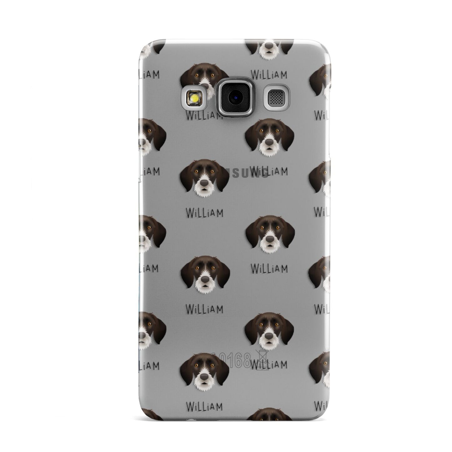 German Wirehaired Pointer Icon with Name Samsung Galaxy A3 Case