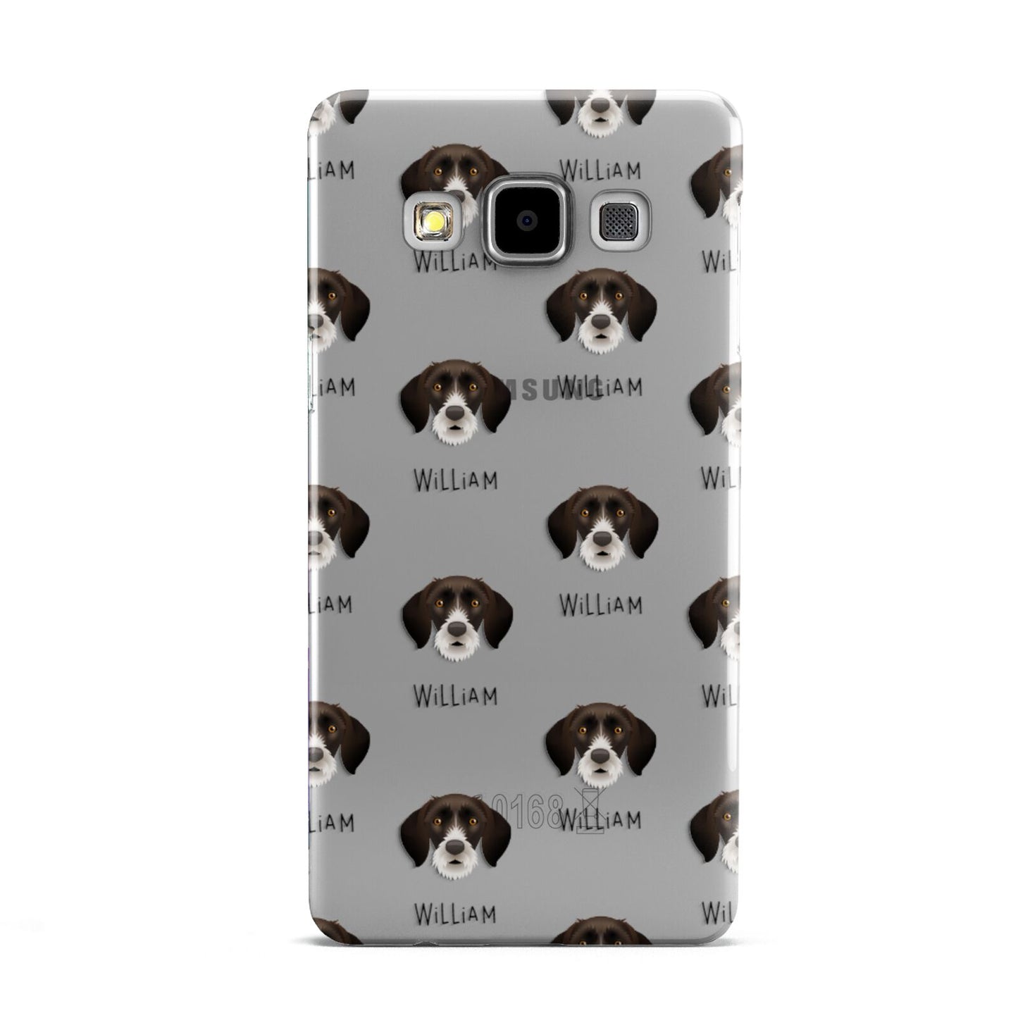 German Wirehaired Pointer Icon with Name Samsung Galaxy A5 Case