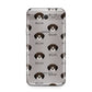 German Wirehaired Pointer Icon with Name Samsung Galaxy J7 2017 Case