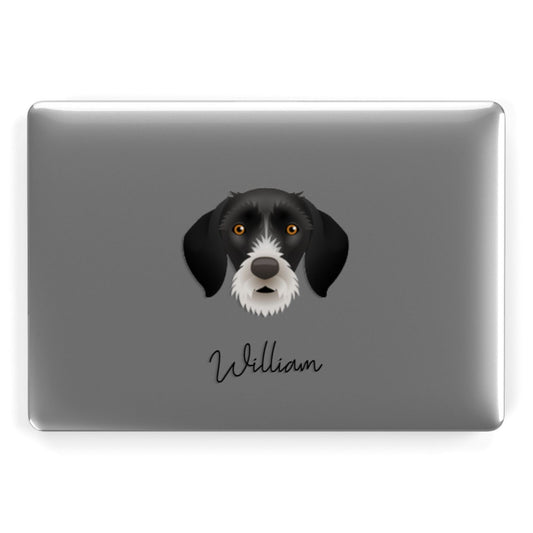 German Wirehaired Pointer Personalised Apple MacBook Case