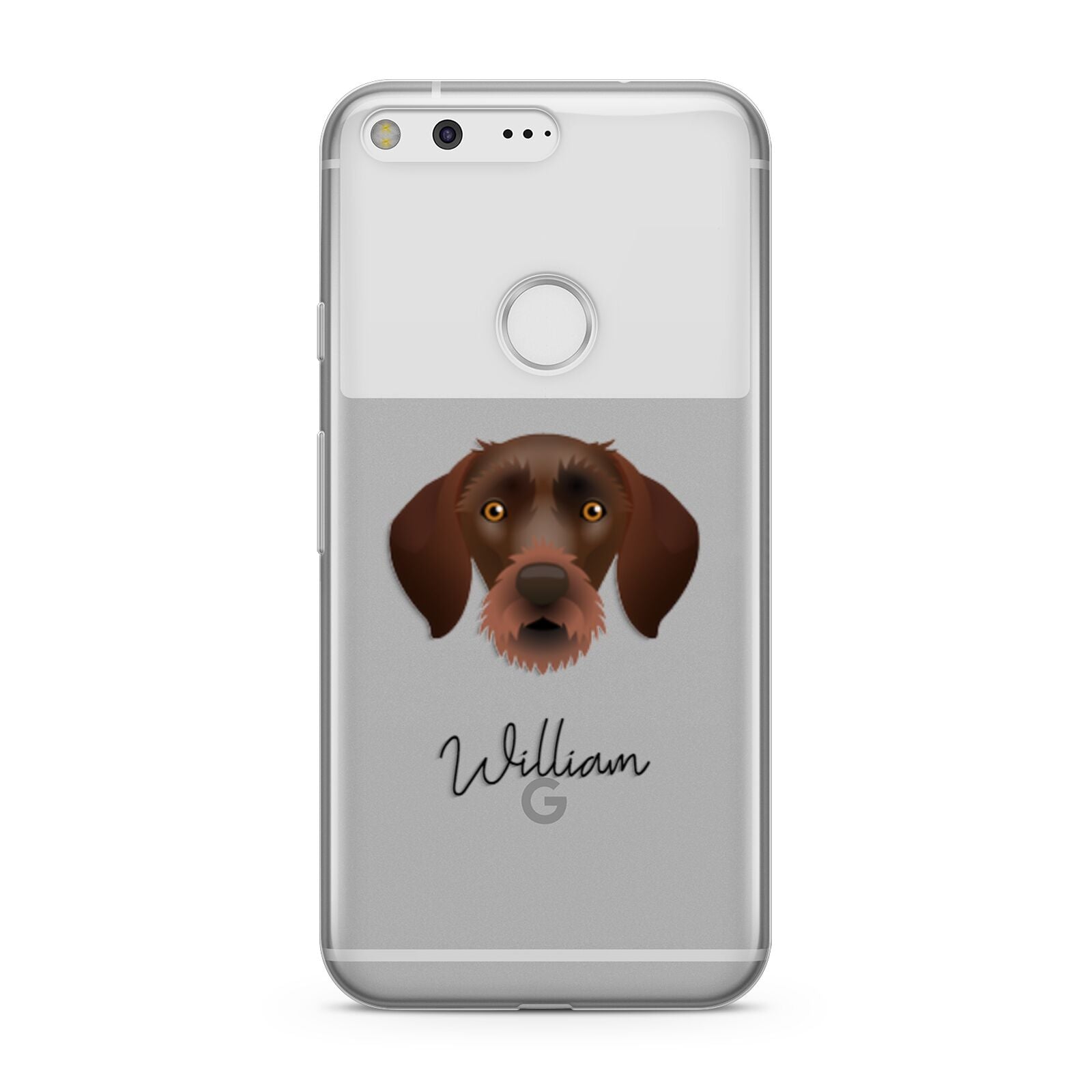German Wirehaired Pointer Personalised Google Case – Dyefor