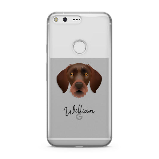 German Wirehaired Pointer Personalised Google Pixel Case