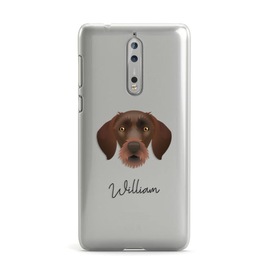 German Wirehaired Pointer Personalised Nokia Case