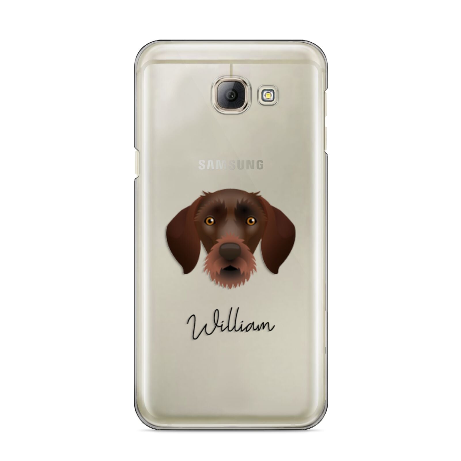 German Wirehaired Pointer Personalised Samsung Galaxy A8 2016 Case