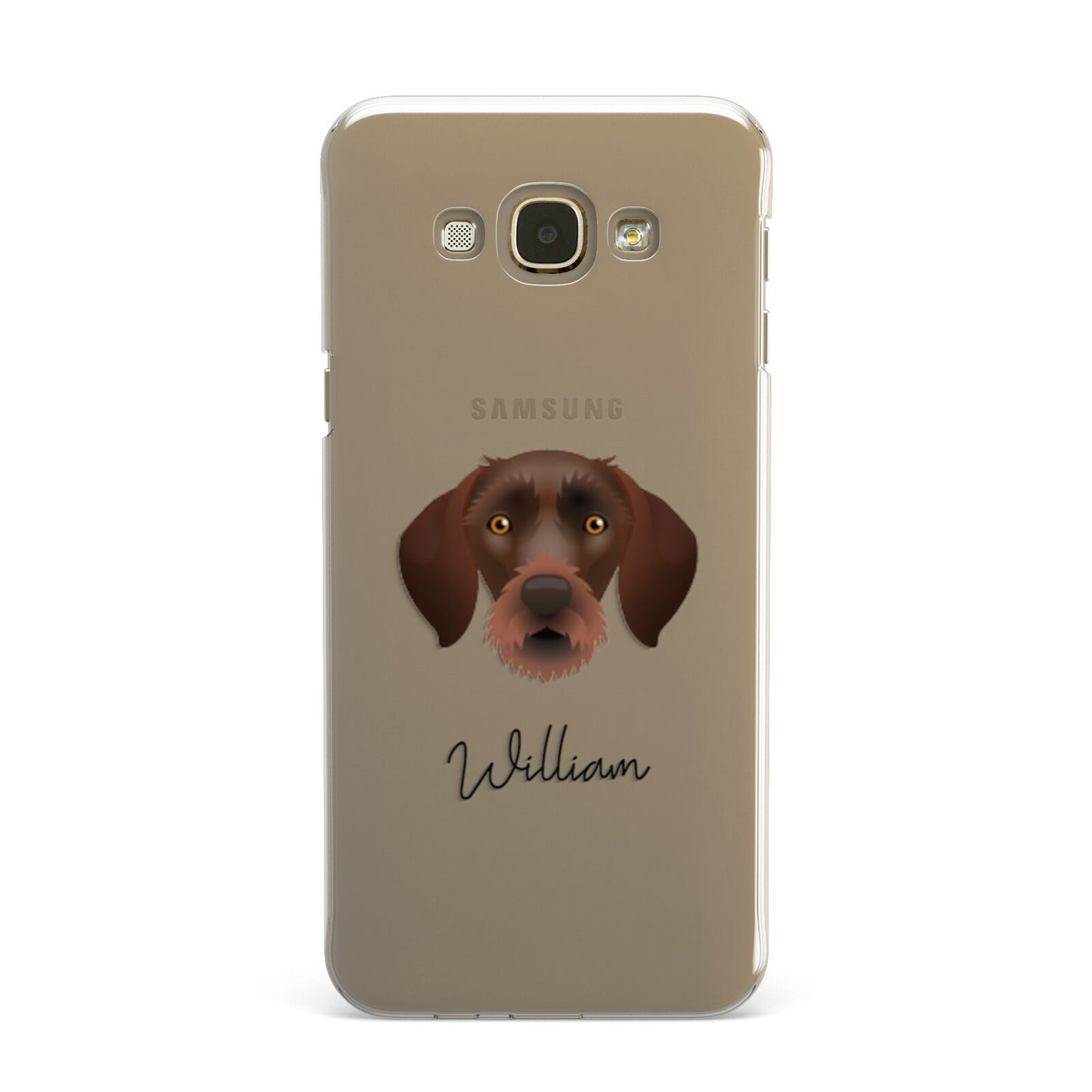German Wirehaired Pointer Personalised Samsung Galaxy A8 Case