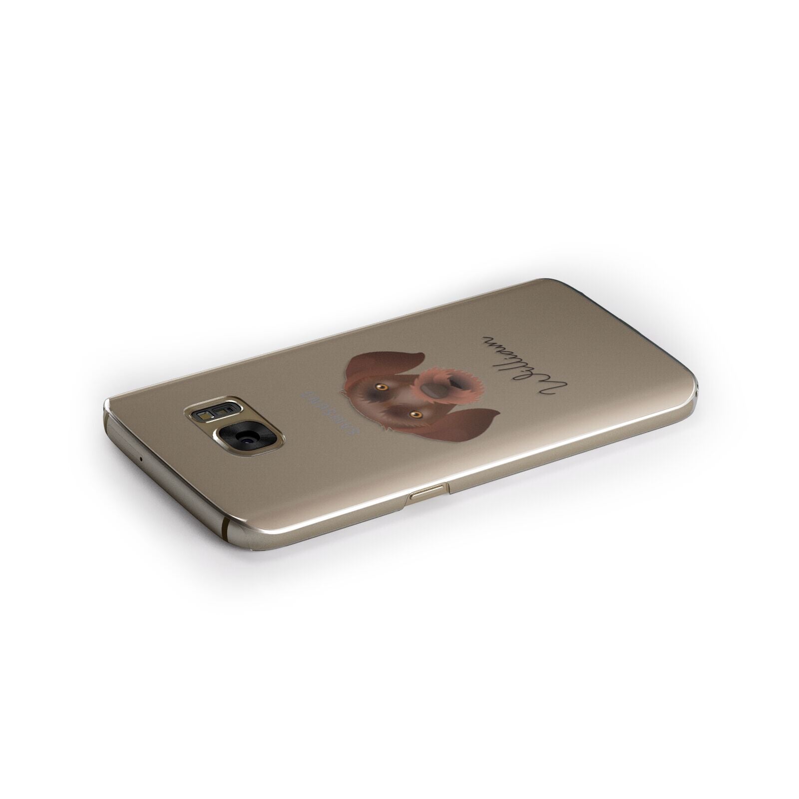 German Wirehaired Pointer Personalised Samsung Galaxy Case Side Close Up