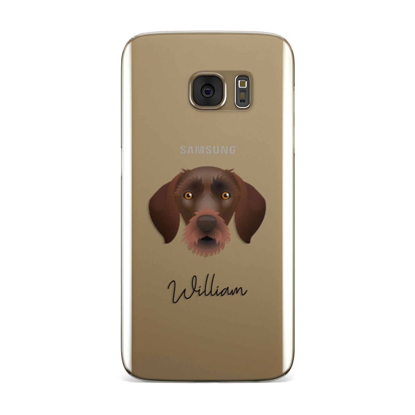 German Wirehaired Pointer Personalised Samsung Galaxy Case
