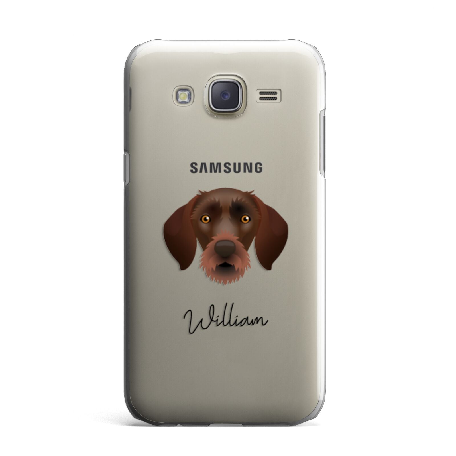 German Wirehaired Pointer Personalised Samsung Galaxy J7 Case
