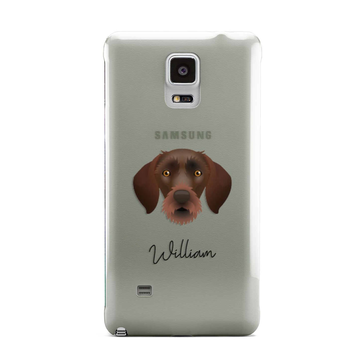 German Wirehaired Pointer Personalised Samsung Galaxy Note 4 Case