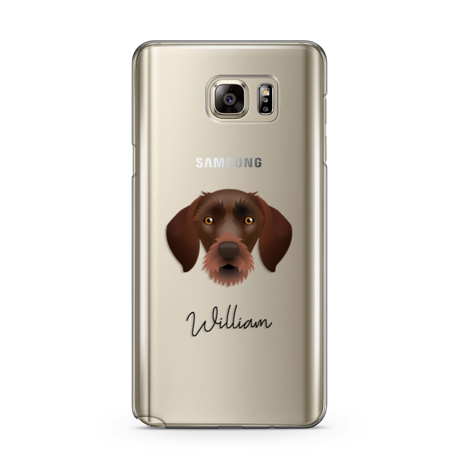German Wirehaired Pointer Personalised Samsung Galaxy Note 5 Case