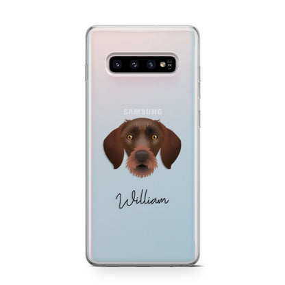 German Wirehaired Pointer Personalised Samsung Galaxy S10 Case