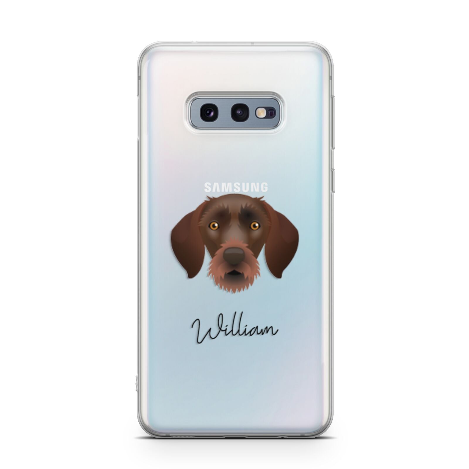 German Wirehaired Pointer Personalised Samsung Galaxy S10E Case