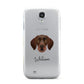 German Wirehaired Pointer Personalised Samsung Galaxy S4 Case