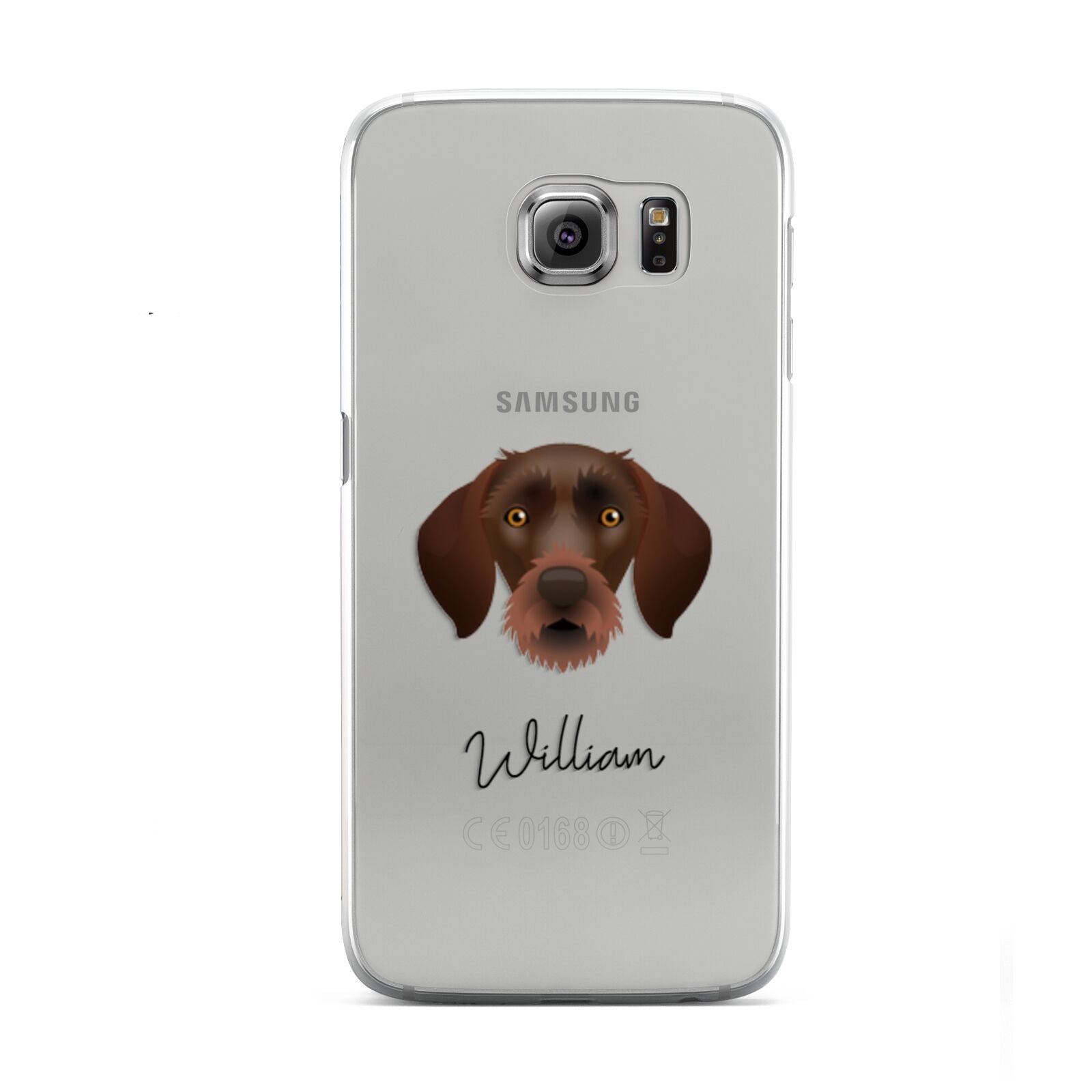 German Wirehaired Pointer Personalised Samsung Galaxy S6 Case