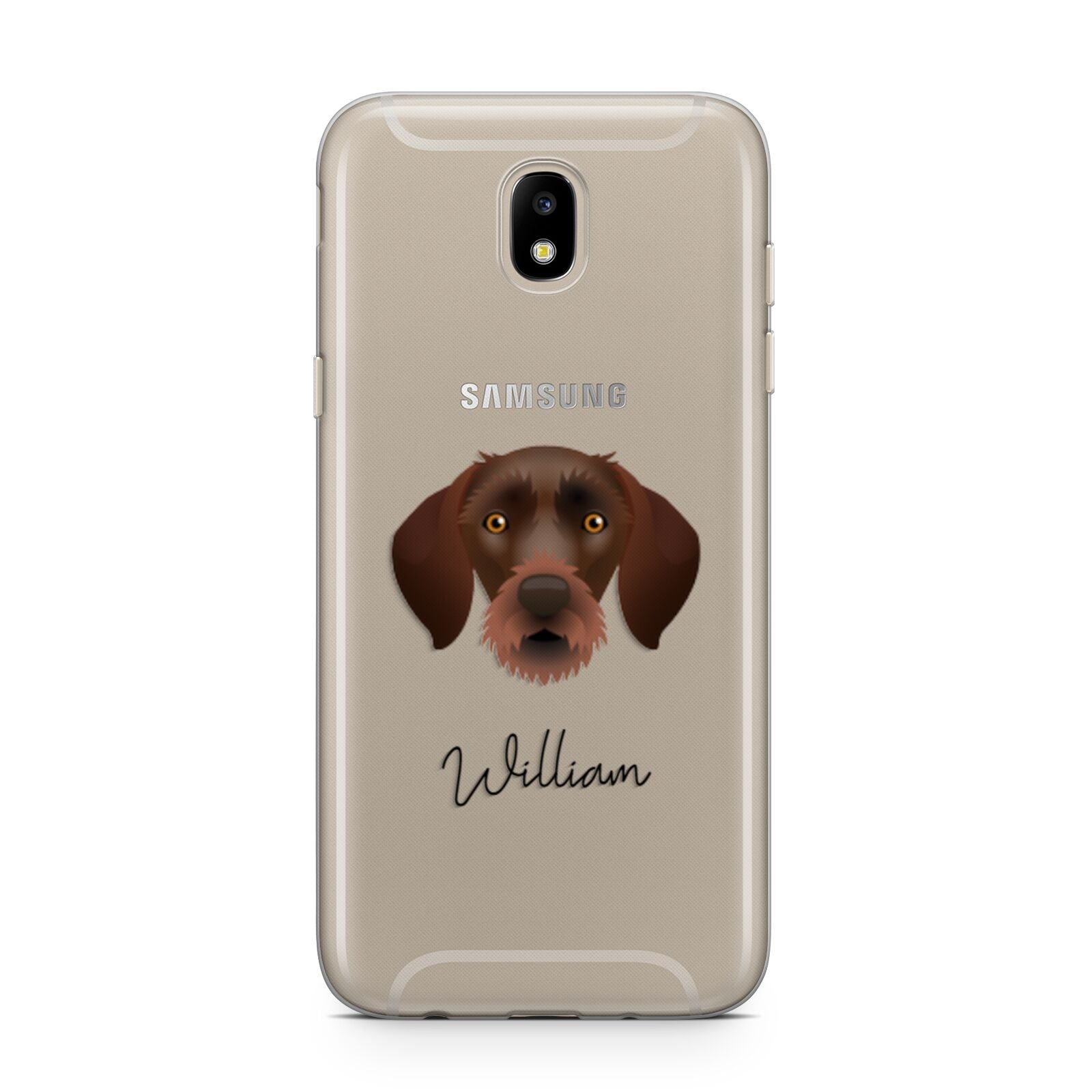 German Wirehaired Pointer Personalised Samsung J5 2017 Case