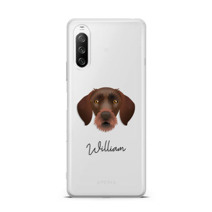 German Wirehaired Pointer Personalised Sony Xperia 10 III Case